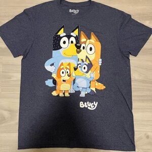 Bluey Men's Short Sleeve Tee - Navy